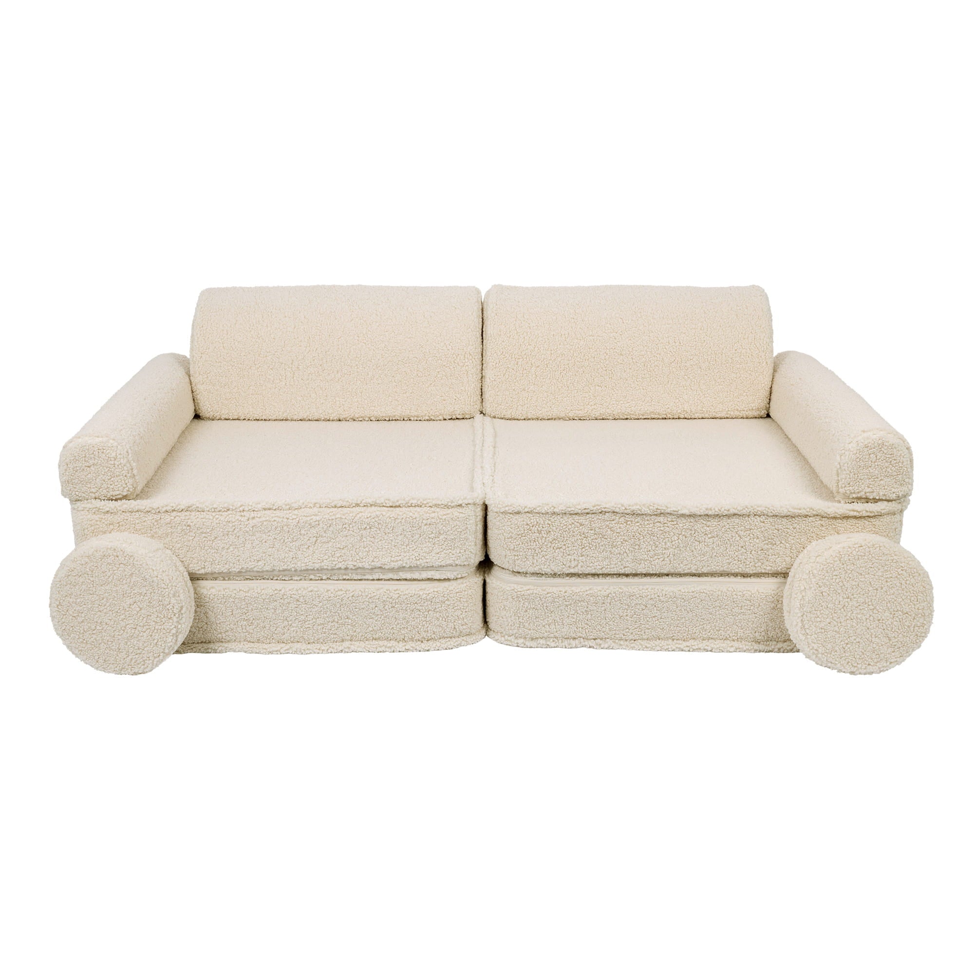 Didelė modulinė sofa vaikams „Premium Bearly“, kreminė
