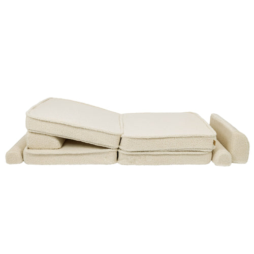 Didelė modulinė sofa vaikams „Premium Bearly“, kreminė
