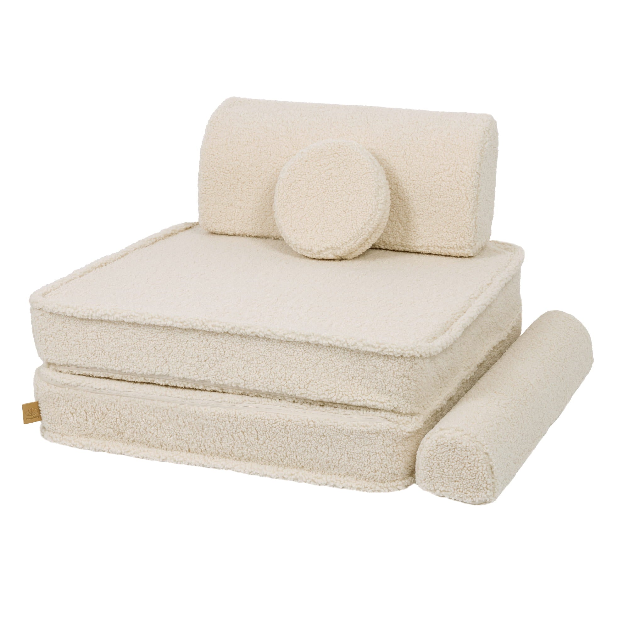 Didelė modulinė sofa vaikams „Premium Bearly“, kreminė