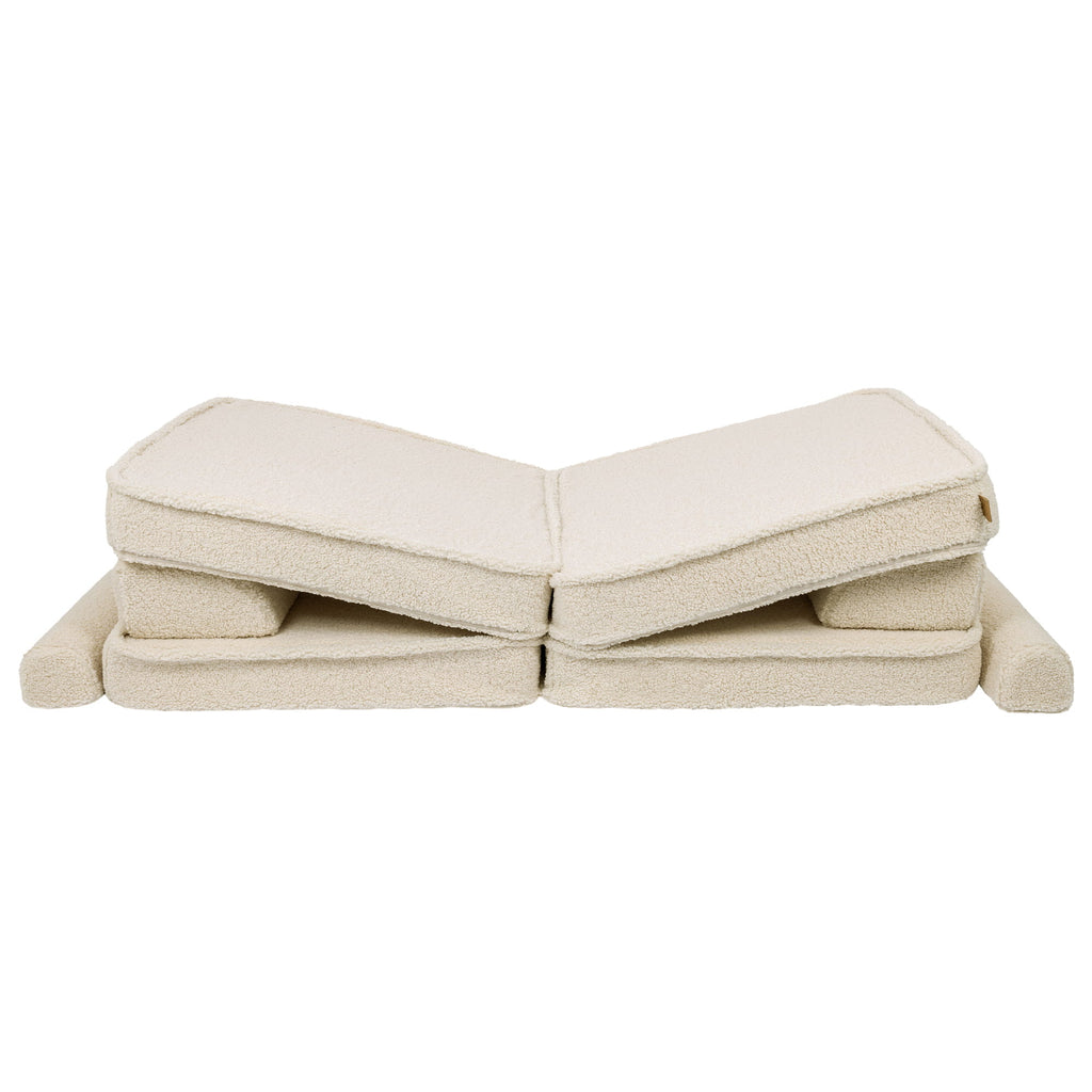 Didelė modulinė sofa vaikams „Premium Bearly“, kreminė