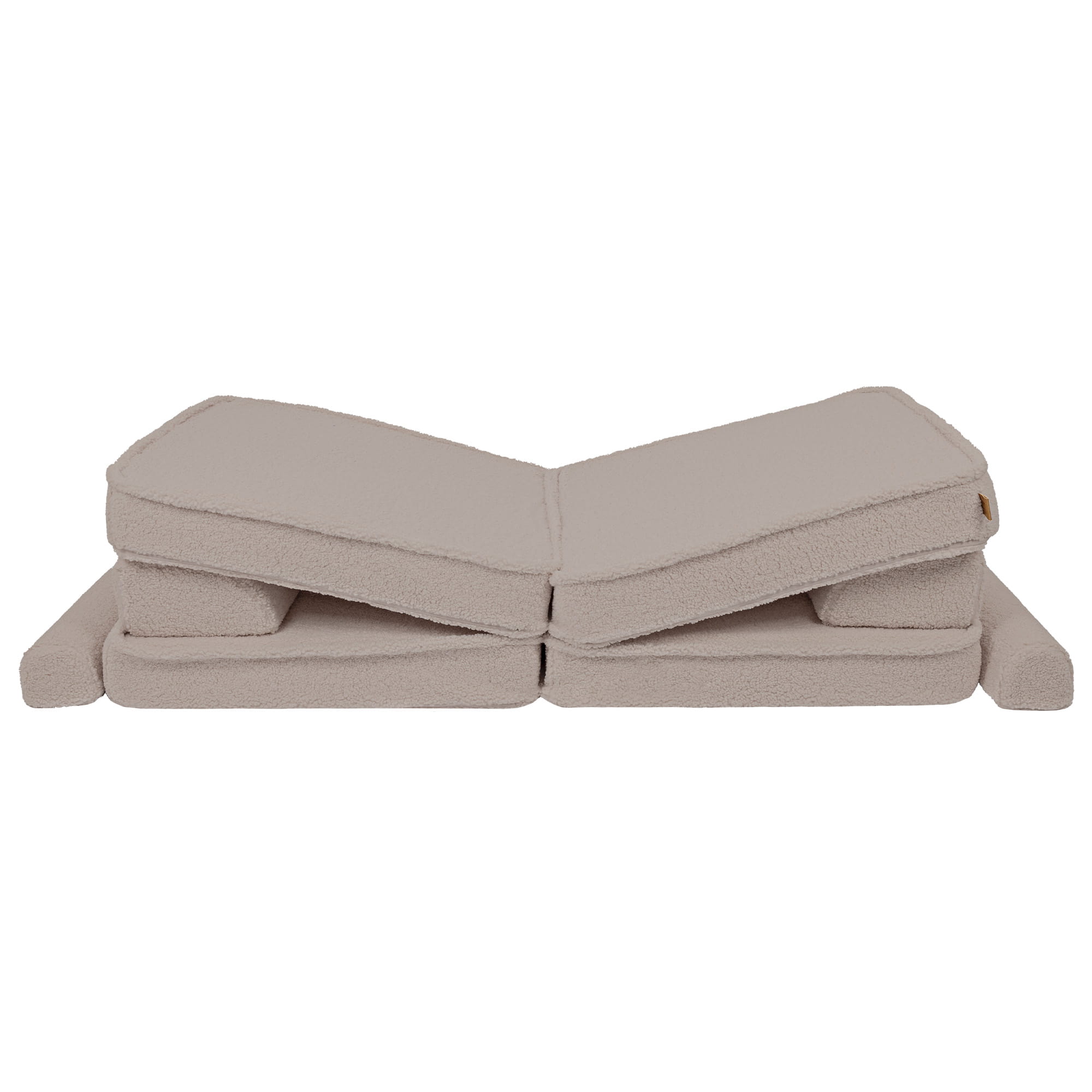 Didelė modulinė sofa vaikams „Premium Bearly“, šviesiai pilka