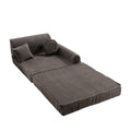 Didelė modulinė sofa vaikams „Premium Corduroy“, ruda
