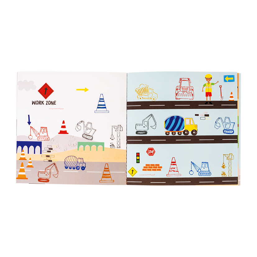 Antspaudų rinkinys „Statybvietė“