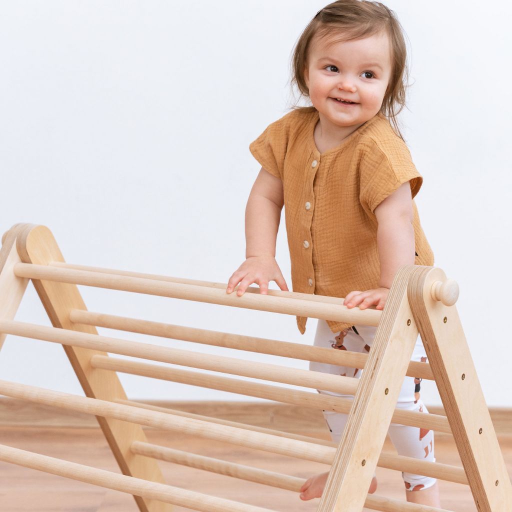 SIPITRI® dviejų segmentų trikampė laipynė su čiuožimo ir laipiojimo rampa