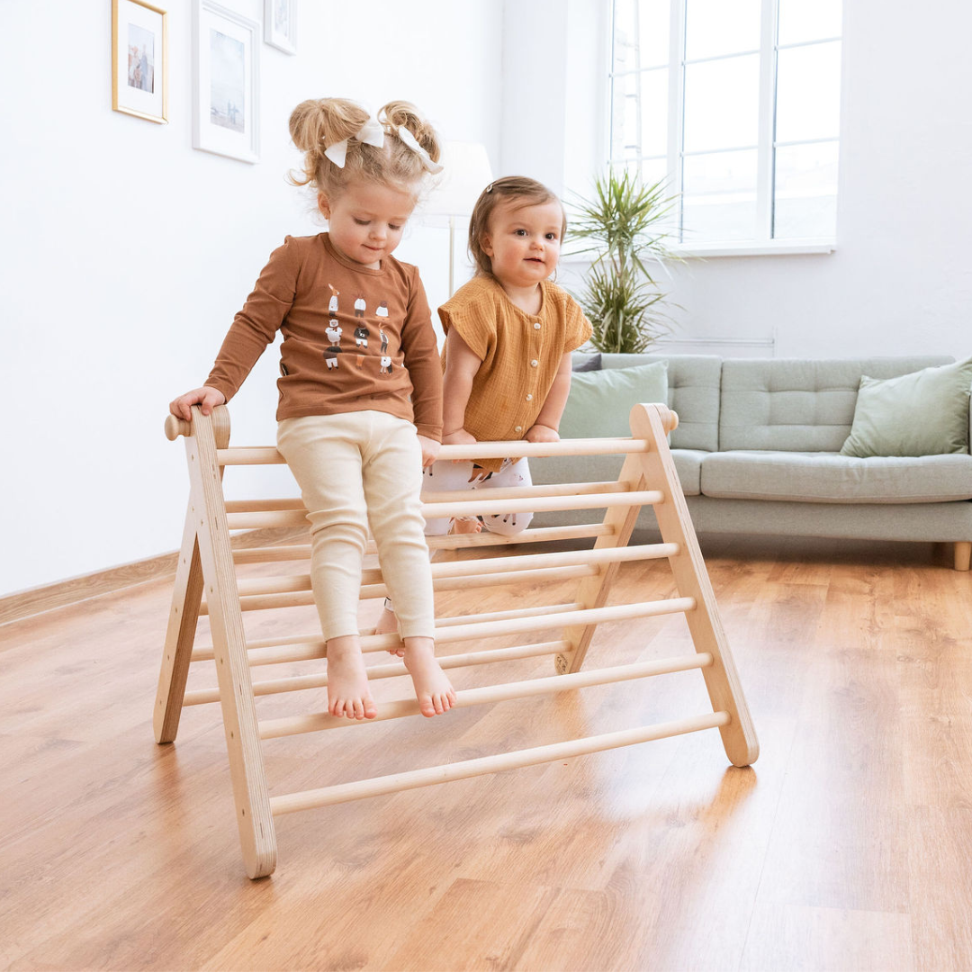 SIPITRI® dviejų segmentų trikampė laipynė su čiuožimo ir laipiojimo rampa