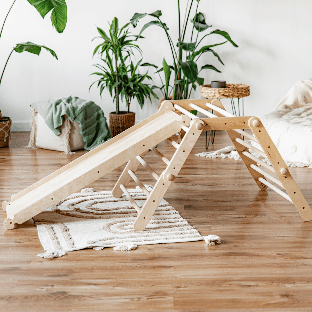 FIPITRI® 5 segmentų modifikuojama laipynė su čiuožimo ir laipiojimo rampa