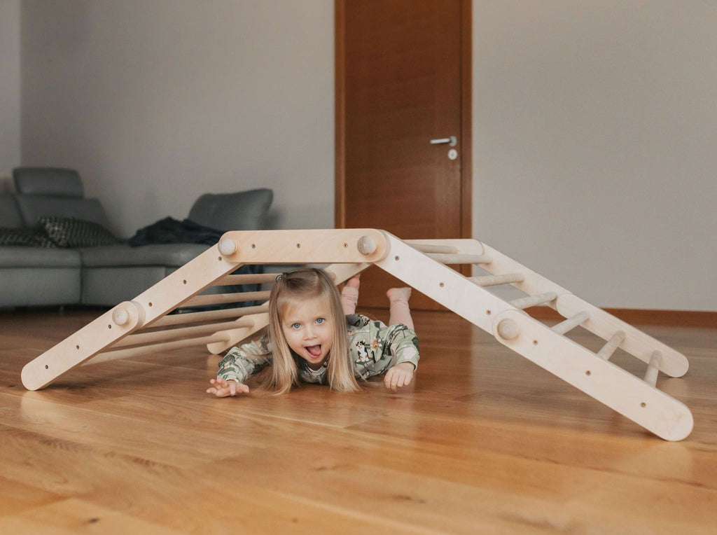 FIPITRI® 5 segmentų modifikuojama laipynė su čiuožimo ir laipiojimo rampa