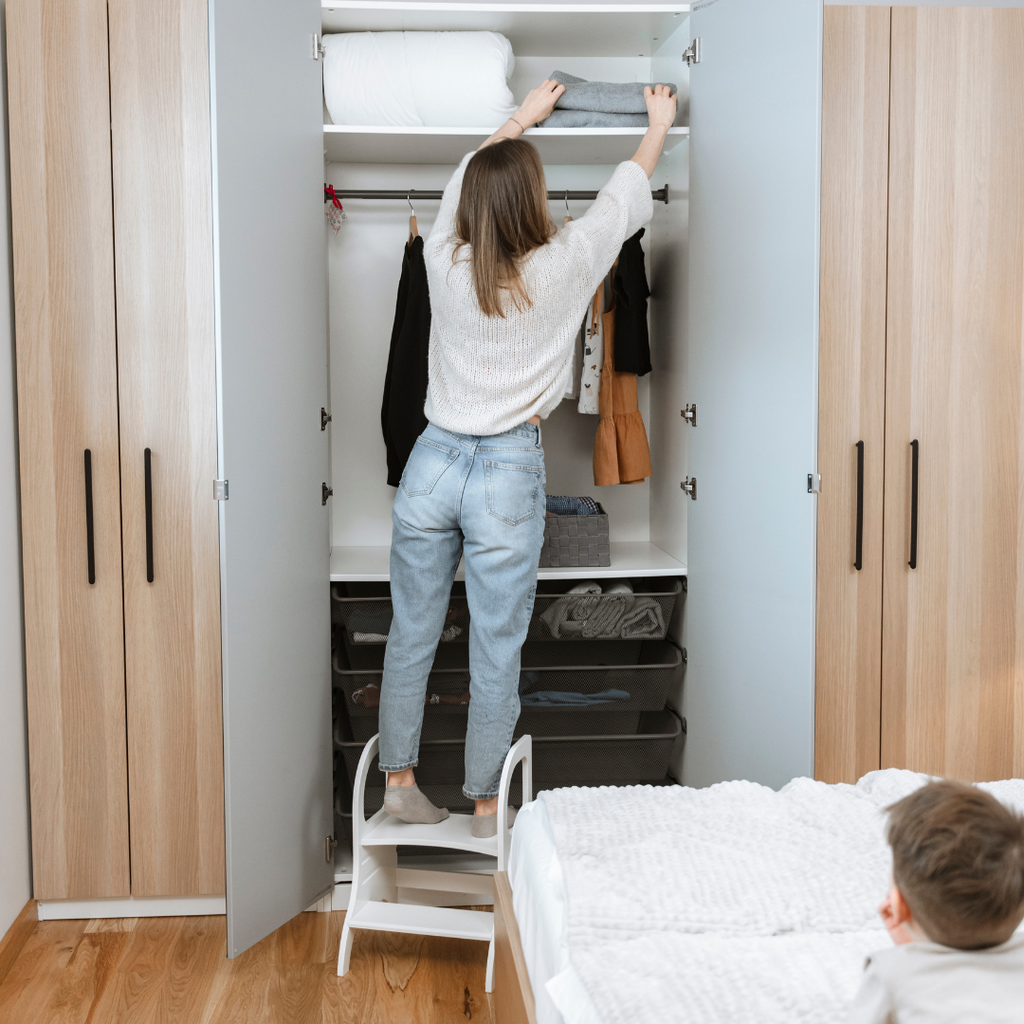 MIIMO® reguliuojamo aukščio pakopėlė, balta