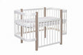 Baby Crib ELIN - Cappuccino/White