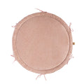 Baby Nest & Play Mat With Crib Bumper Braid - Powder Pink