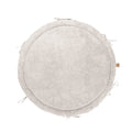 Baby Nest & Play Mat With Crib Bumper Braid - Vanilla