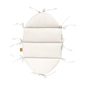 Baby Nest With Braided Bumper - Vanilla