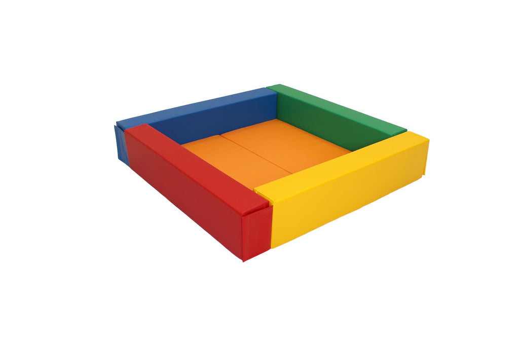 IGLU minkštas kamuoliukų baseinas 130 × 130 cm – spalvotas