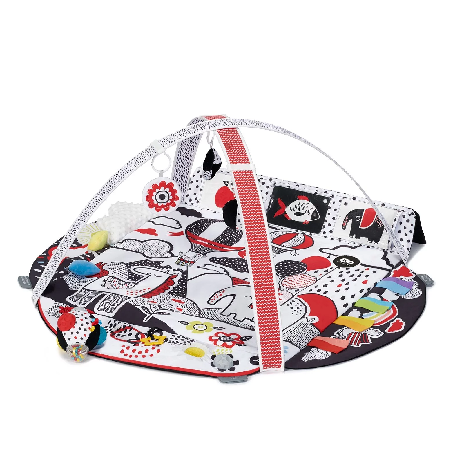 2 viename žaidimų kilimėlis ir kamuoliukų baseinas kūdikiams „4Smart“