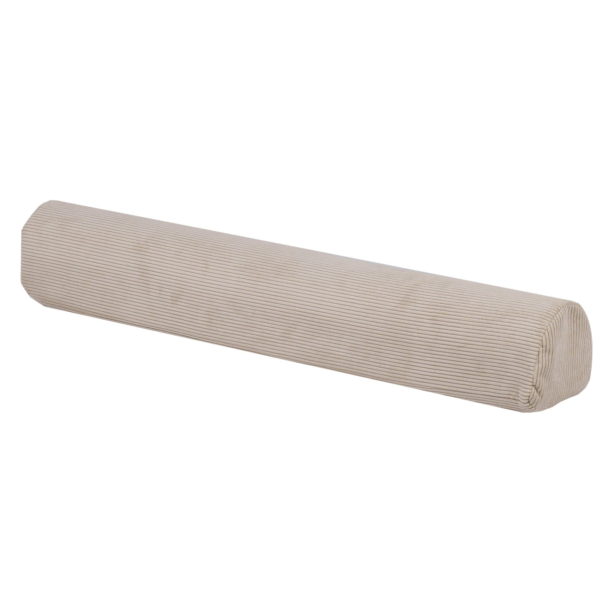Didelė smulkaus kordurojaus sofa, ekru spalvos