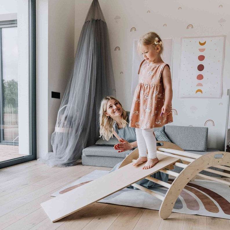 Montessori laipiojimo arka su rampa