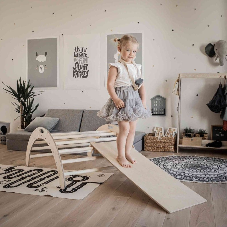 Montessori laipiojimo arka su rampa