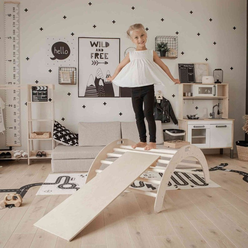 Montessori laipiojimo arka su rampa