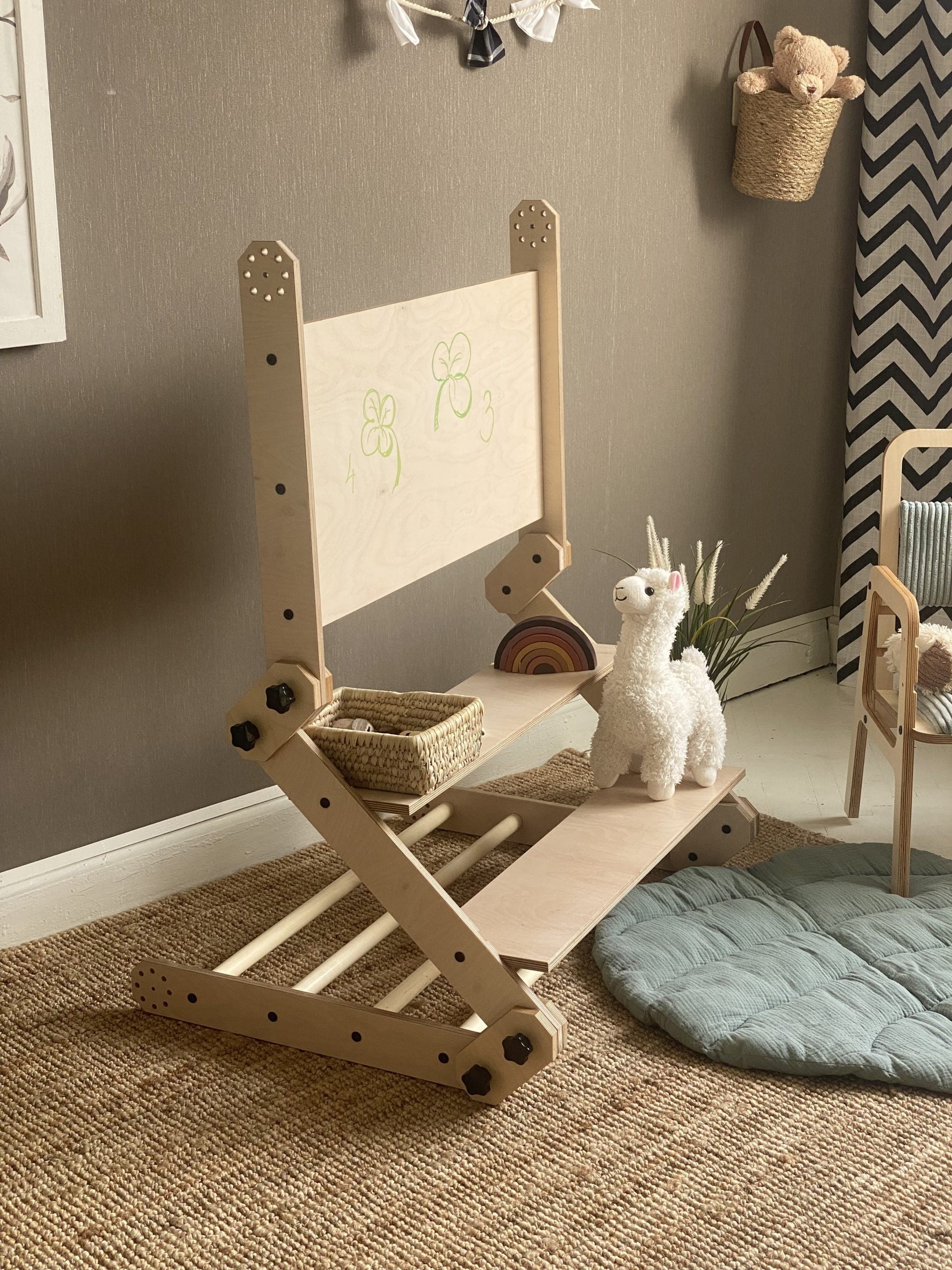 Montessori laipiojimo rinkinys / stalas / piešimo lenta NABU