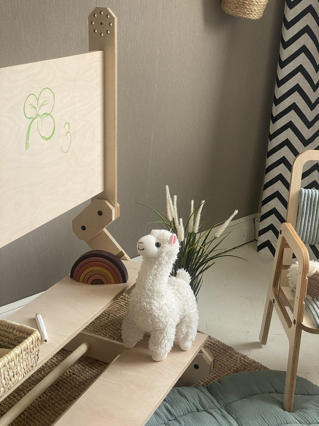 Montessori laipiojimo rinkinys / stalas / piešimo lenta NABU
