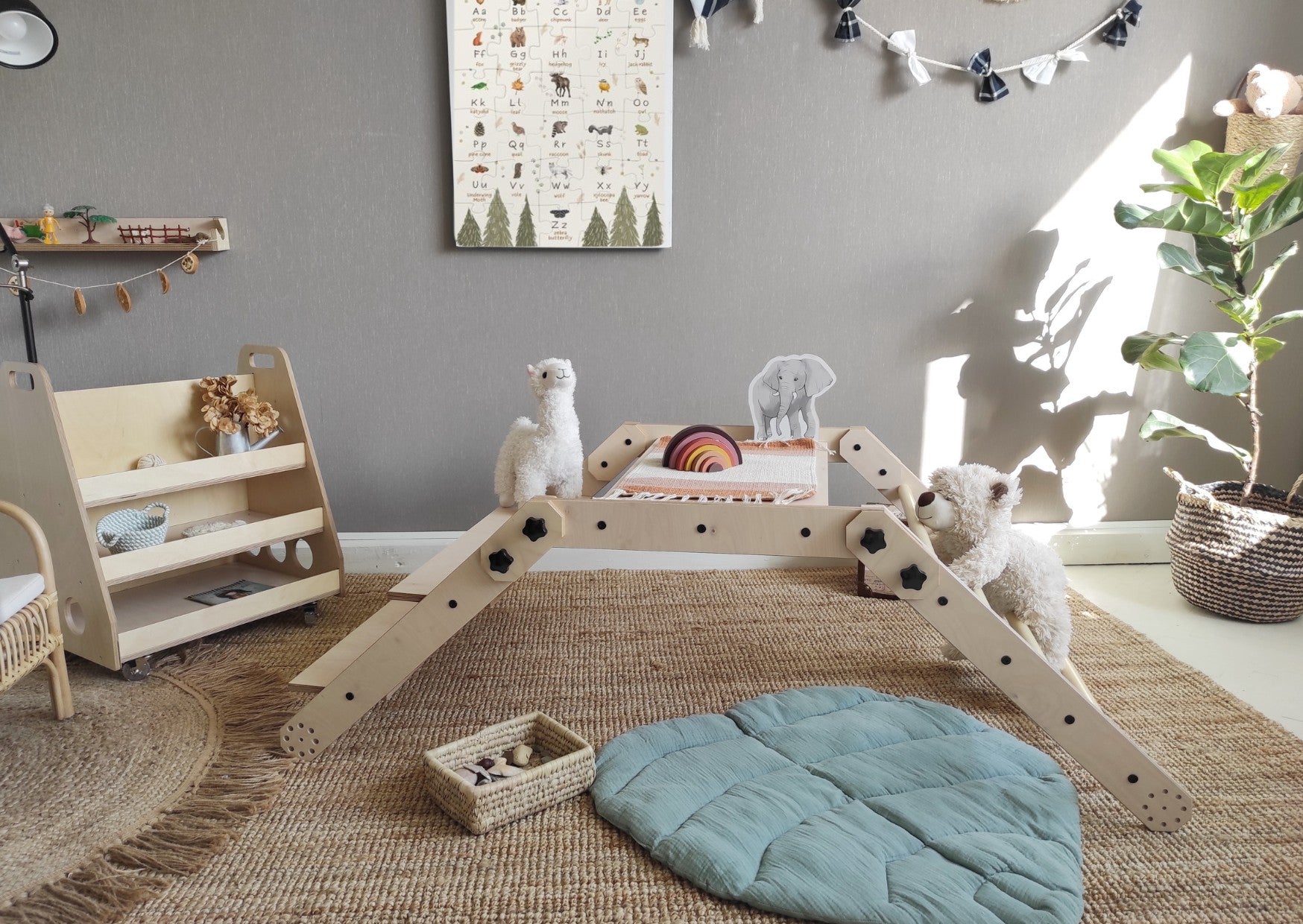 Montessori laipiojimo rinkinys / stalas / piešimo lenta NABU