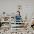 Pikler trikampė laipynė, pastelinių spalvų
