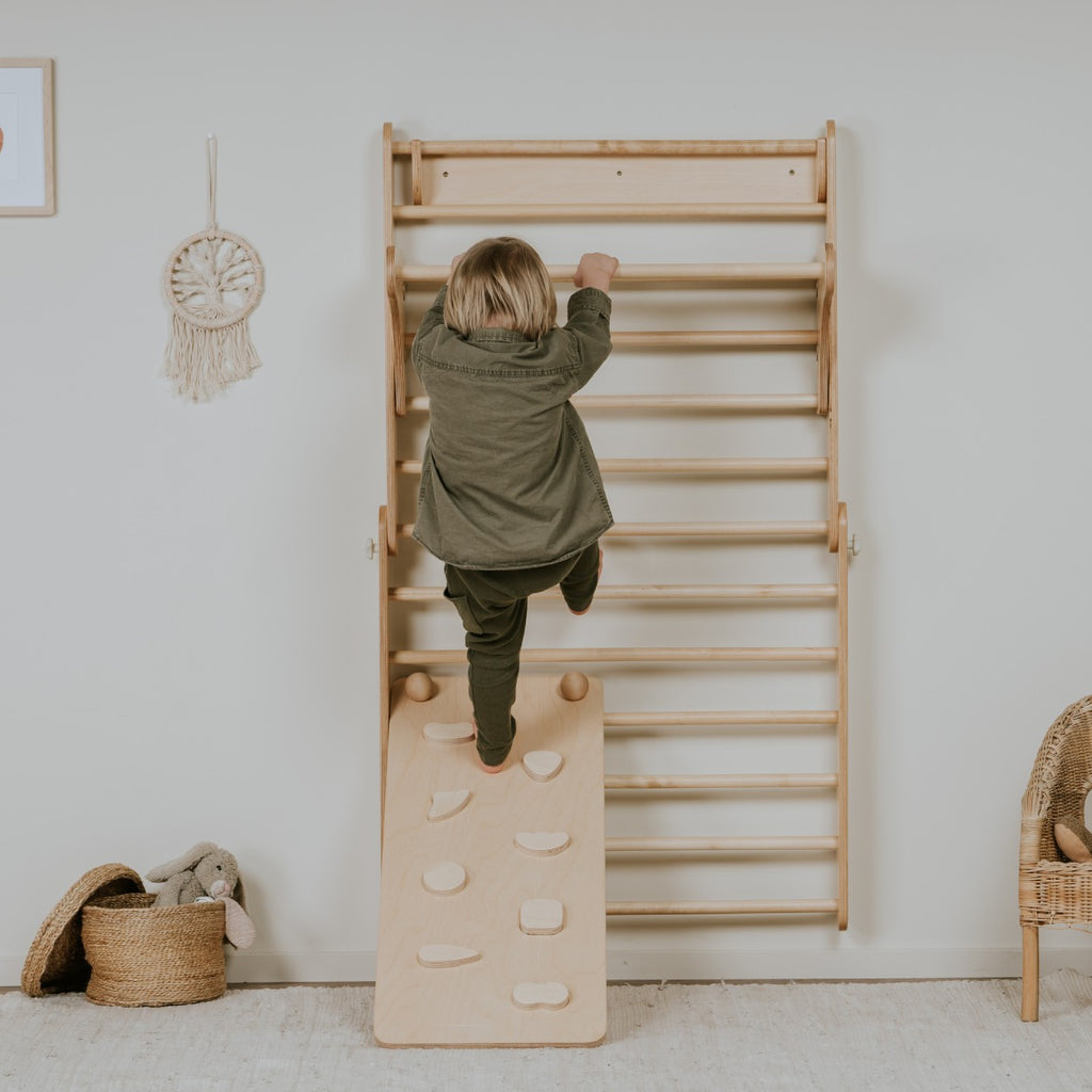 Rampa leg&go Pikler trikampiai laipynei ir švediškai sienelei