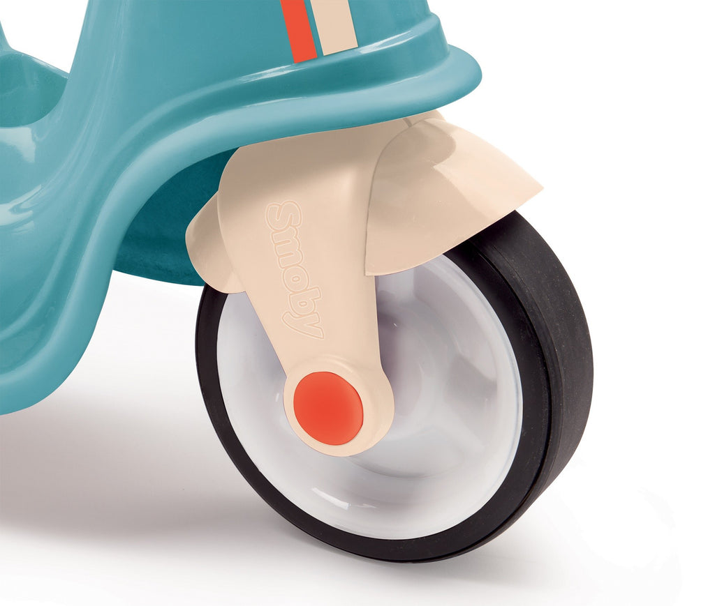 Retro paspiriamas motoroleris vaikams, mėlynas