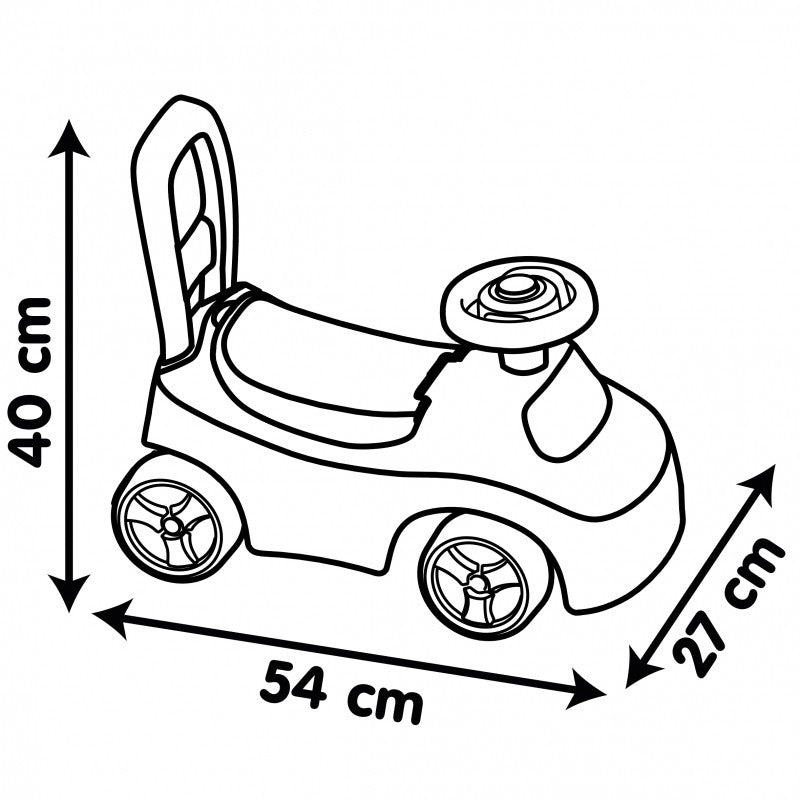 Paspiriamas automobilis vaikams su signalu