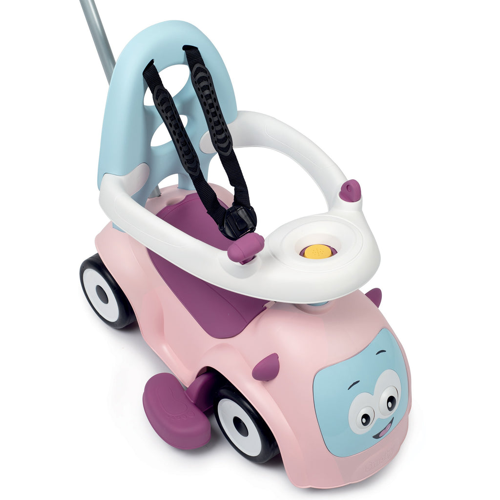 Paspiriamas automobilis „Maestro“ 3 viename, rožinis