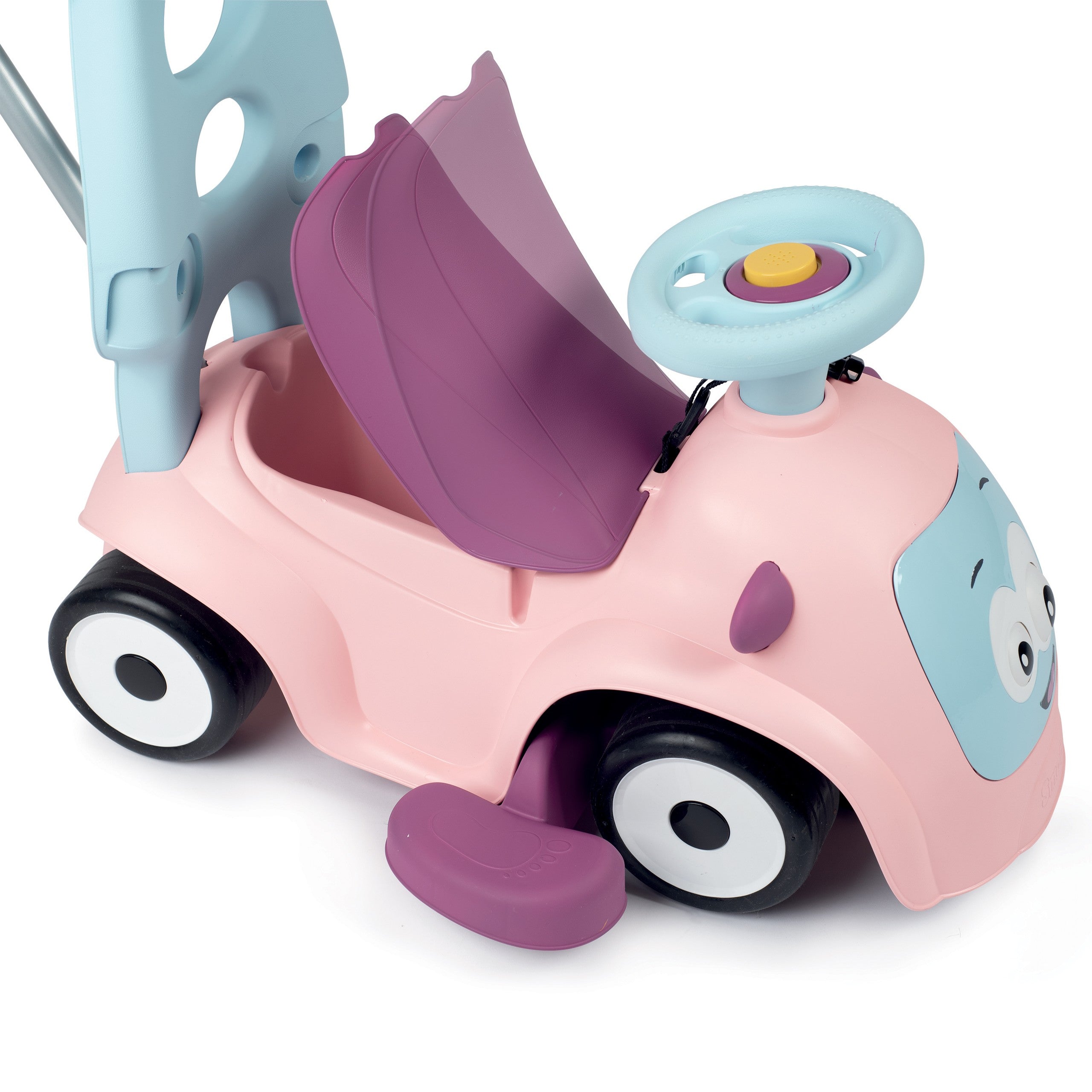 Paspiriamas automobilis „Maestro“ 3 viename, rožinis