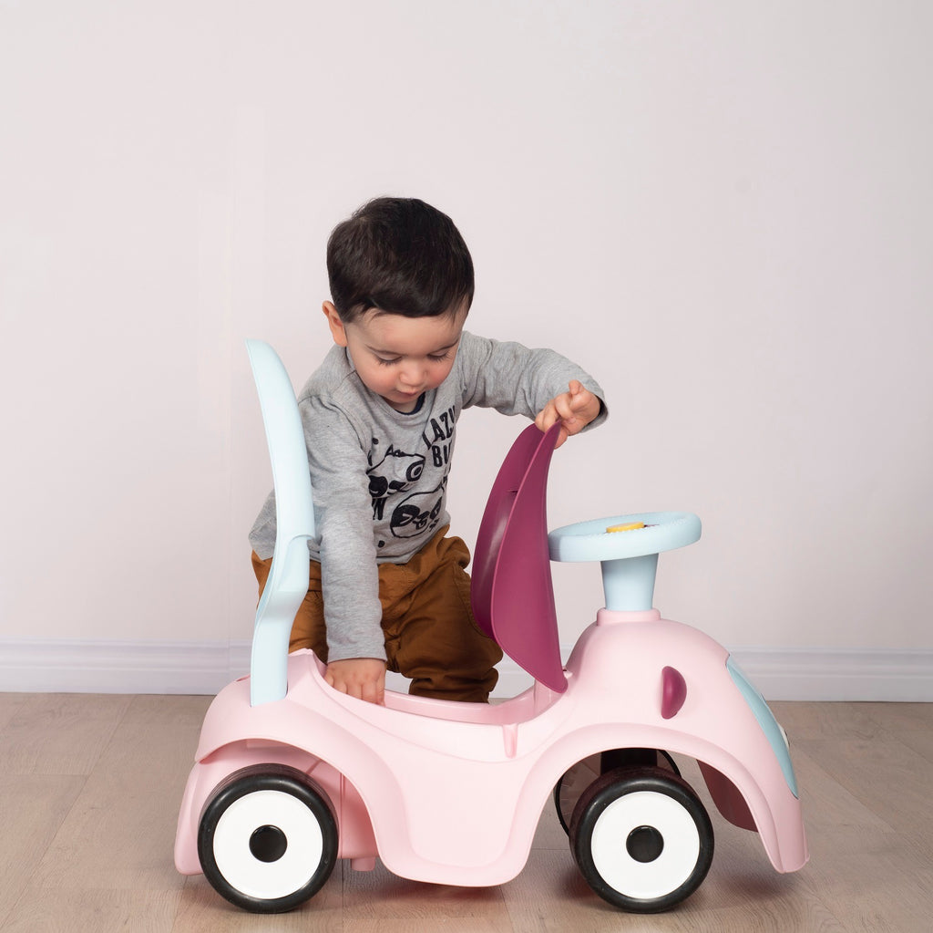 Paspiriamas automobilis „Maestro“ 3 viename, rožinis