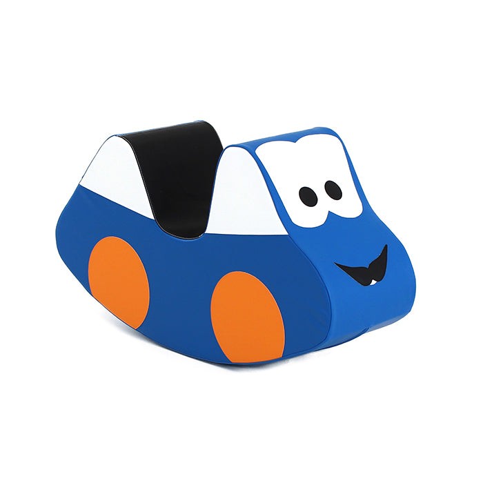 Minkštas paspiriamasis žaislas „Automobilis“, mėlynas