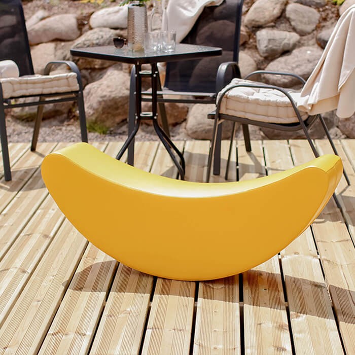 Minkštas supamasis žaislas „Bananas“, geltonas