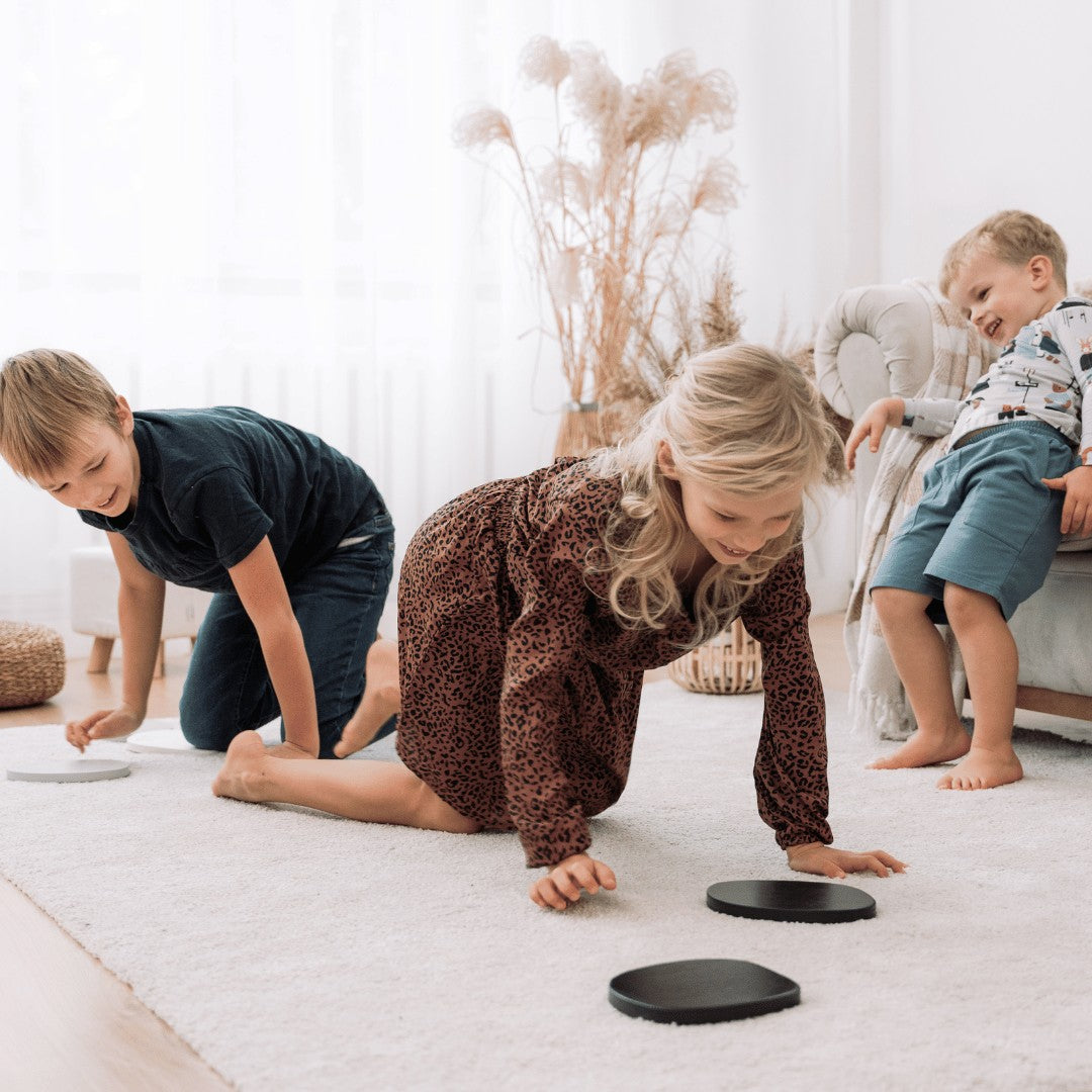 Montessori pusiausvyros akmenėlių rinkinys
