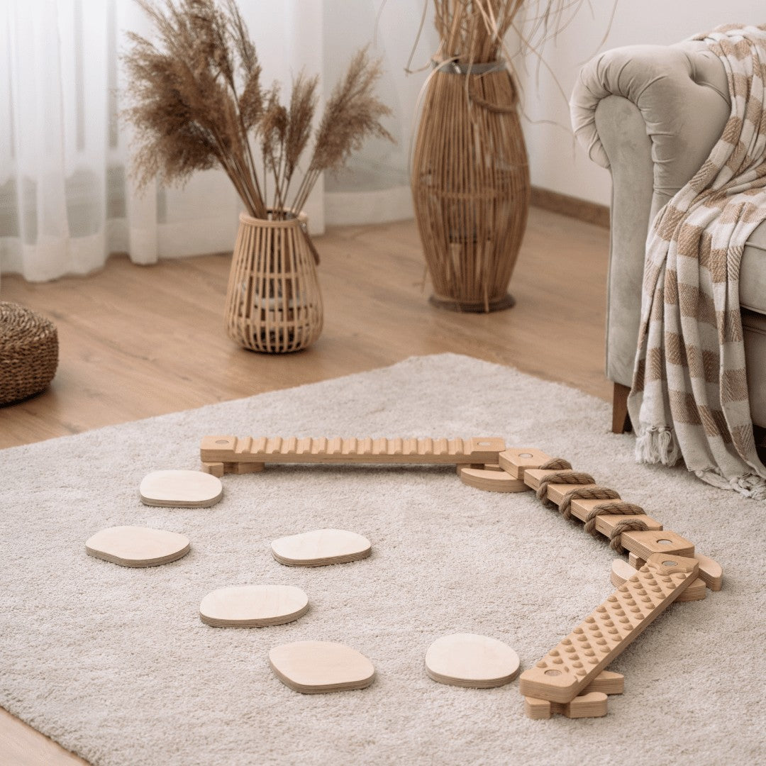 Montessori pusiausvyros akmenėlių rinkinys
