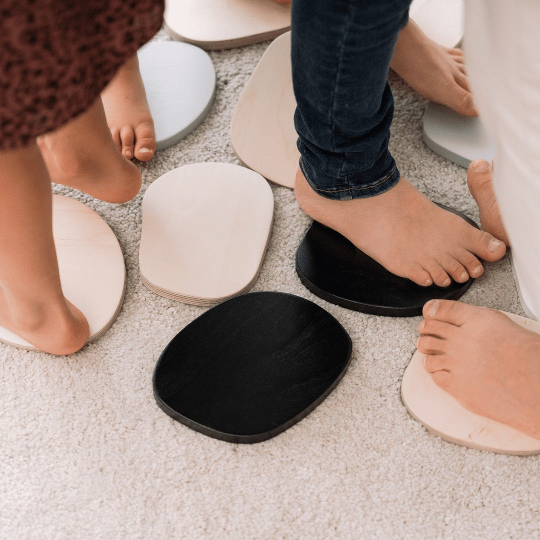 Montessori pusiausvyros akmenėlių rinkinys
