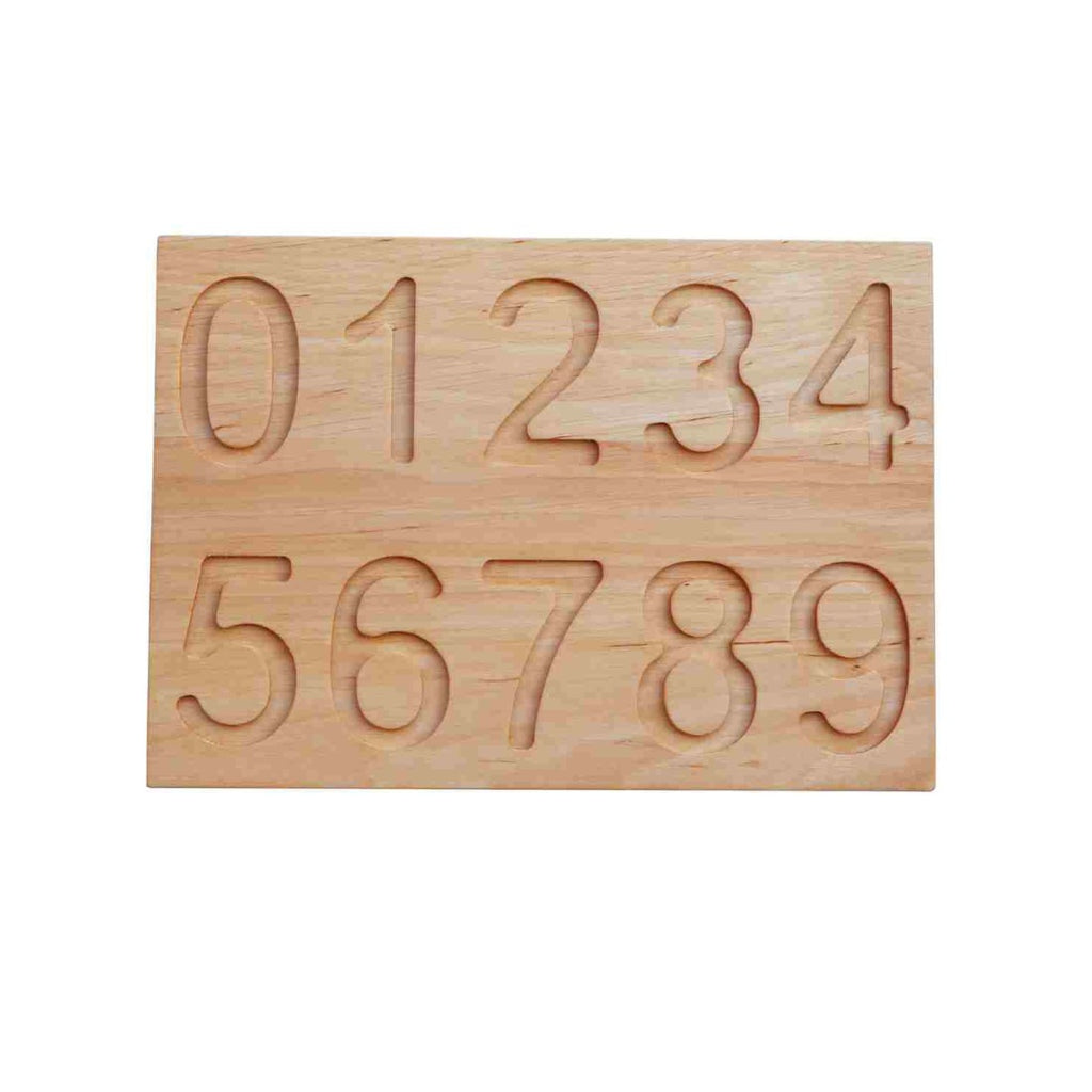 Medinė Montessori skaičių lenta